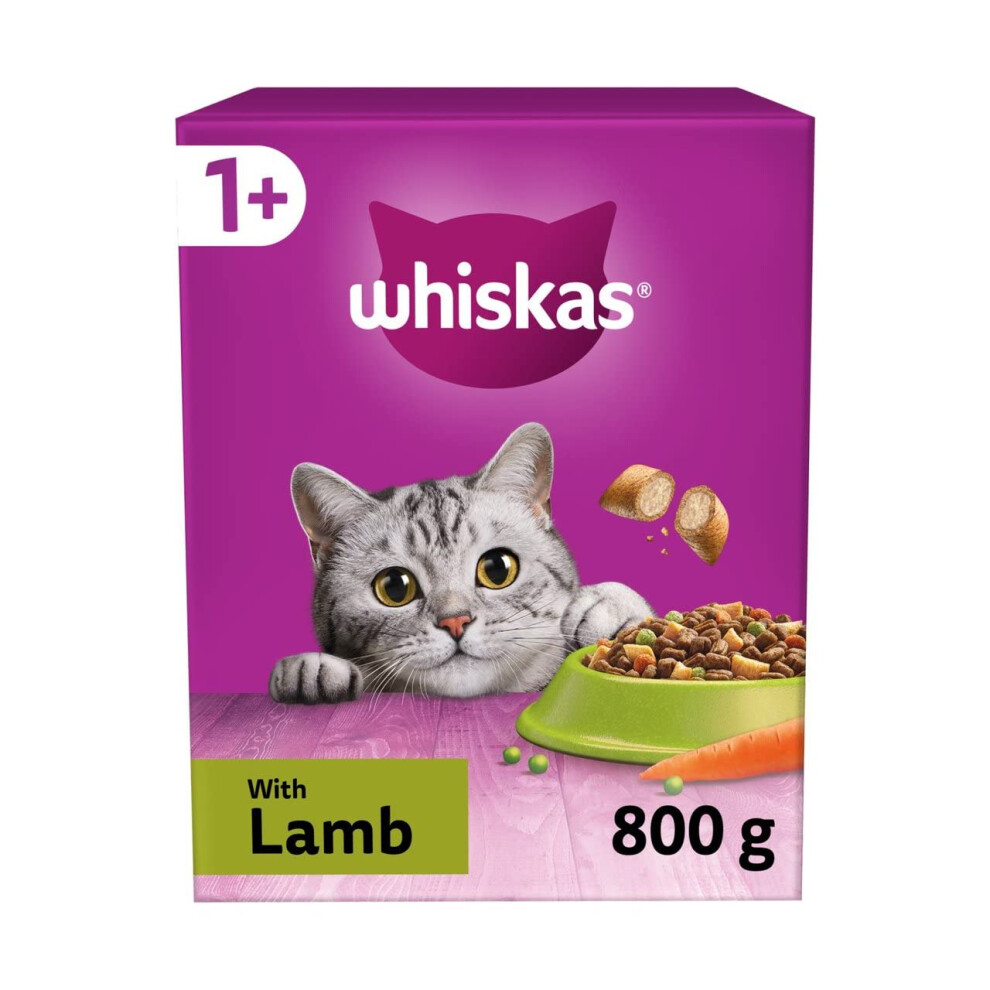 Whiskas Complete 1+ Dry Cat Food with Tasty Lamb - 1.9kg - Image 5