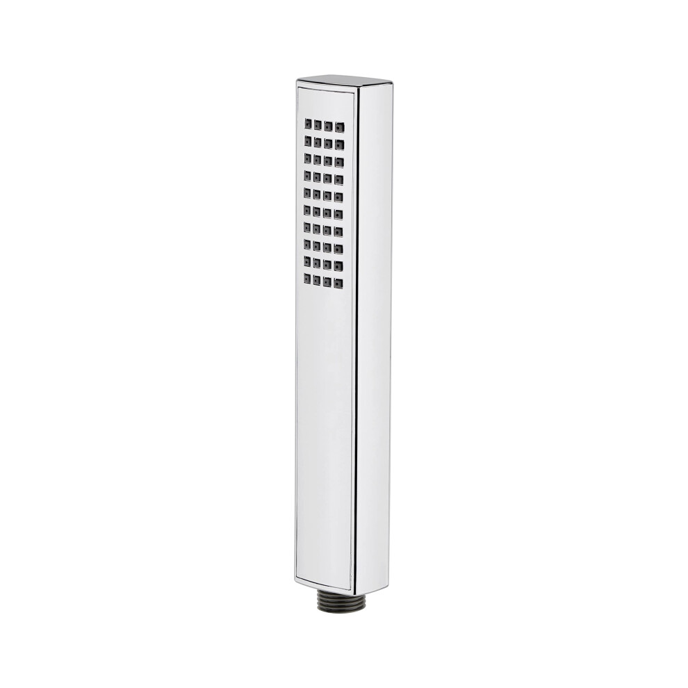 Ho306 Ç Modern Bathroom Rectangular Easy-Clean Shower Handset, 240Mm X 38Mm, Chrome 5055146164074