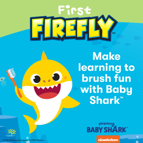 FIREFLY First Firefly Training Light Up Toothbrush  Baby Shark  Yellow 2