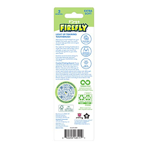 FIREFLY First Firefly Training Light Up Toothbrush  Baby Shark  Yellow 1