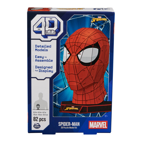U08654 Spiderman 3D Puzzle, One Size, Red