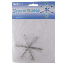 Beadsmith-lankaa oleva lumihiutalekoriste, halkaisija 3,75 tuumaa, 0,8 mm, 8 kpl pakkaus. Lankamuotoja, jotka sopivat t ydellisesti personoituun