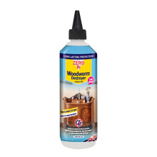 Woodworm Destroyer – 500 ml Wood Preservative Ready-to-Use Kills Woodworm, Longhorn, Furniture Beetles, and Termites Prevents Reinfestation and