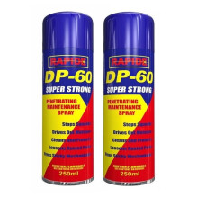 2x DP-60 Penetrating Releasing Cleaning Maintenance Spray Lubricant 250ml Ideal for Sticky Mechanism, Loosen Rusted Parts, clean & Protect Tools,