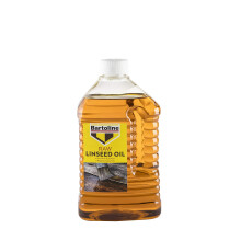 Raw Linseed Oil 2 l– Natural Wood Protector & Water-Resistant Treatment for Furniture, Stone & Sports Equipment