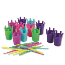 Pepperell Braiding EZ Looper Webwerkzeug-Set. Kinder und Erwachsene k?nnen problemlos einfache bis fortgeschrittene Stretchband-Schmuckst?cke her