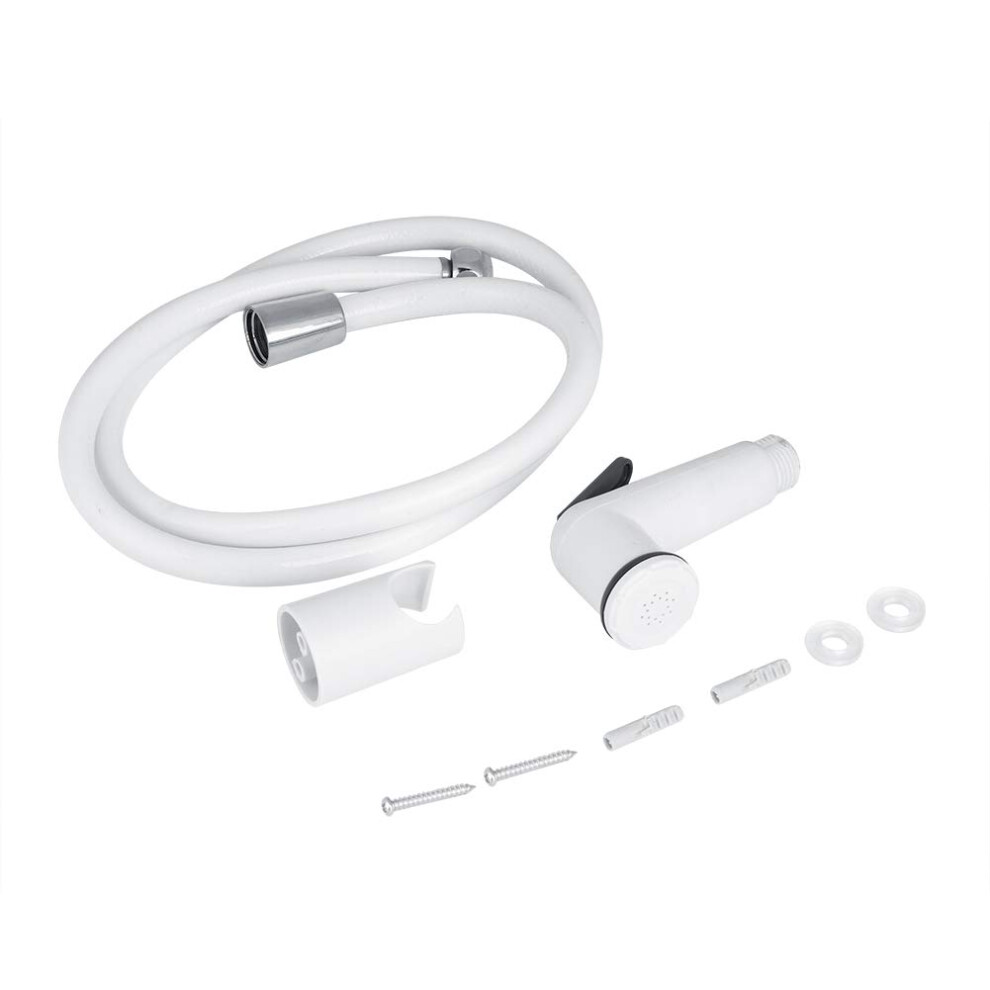 Handheld Bidet Sprayer Set, Shattaf Tool Bidet Sprayer Personal Hygiene Portable Abs Plastic Bathroom Shower Head Kit Accessory Toilet Attachment With 798382296325