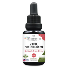 Zinc for Children 30ml | from Birth Zinc Mix Immunity Supplement 0-11 Years | Newborns Baby Kids Sugar Free UK Made Vegan Mini Liquid | Long Supply, 2