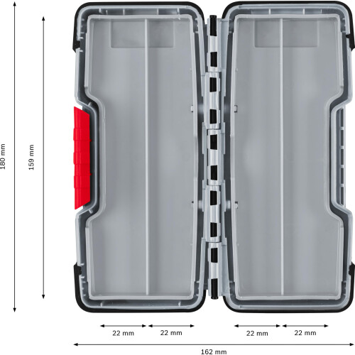 Bosch 1x PRO Tough Box Small for Power Tool Accessories (Width 87 mm,) 2