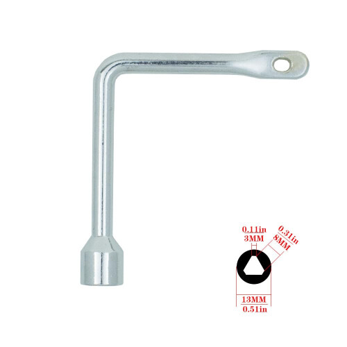 Triangle Key Garbage bin, Triangle Practical L-Type Gas Electric Elevator Door, Fireplace, Chimney, Gas Meter Cabinet, Switch Control Cabinet Key. 1