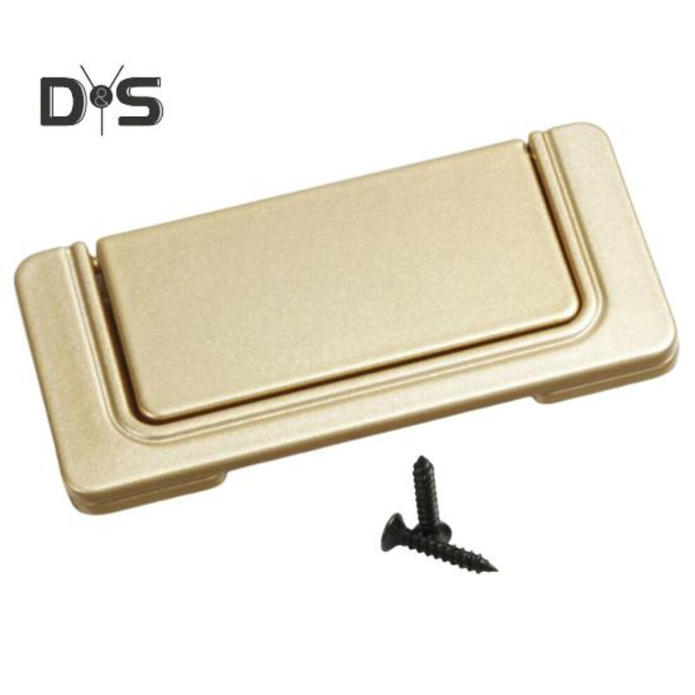 (golden) Modern Invisible Door Knob Cupboards Wardrobes Drawers Aluminum Alloy Handles Hidden Invisible Door Knob