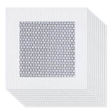 10 Pcs Drywall Hole Repair Patch Drywall Repair Kit Aluminum Wall Repair Patch Self Adhesive for Repairing Holes Cracks Ceilings Drywall, White