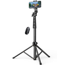 UGREEN Selfie-Stick mit Ständer und Bluetooth-Fernbedienung, 1,8 m