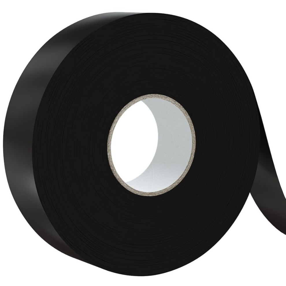 Black Self Amalgamating Tape, 19Mm X 10M, Waterproof Rubber Tape For Cable And Pipe Repair, Sealing Joints, And Insulating Electrical Connections, 1 5060479011278