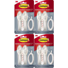 3M 17304 Command Cord Bundlers 4 Pack 8 Bundlers