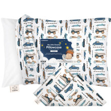KeaBabies Toddler Pudebetr?k til 13X18 Puder - ?kologisk Toddler Pudebetr?k til Drenge B?rn - 100 % Naturlig Bomuld Pudebetr?k til Miniature S?vn