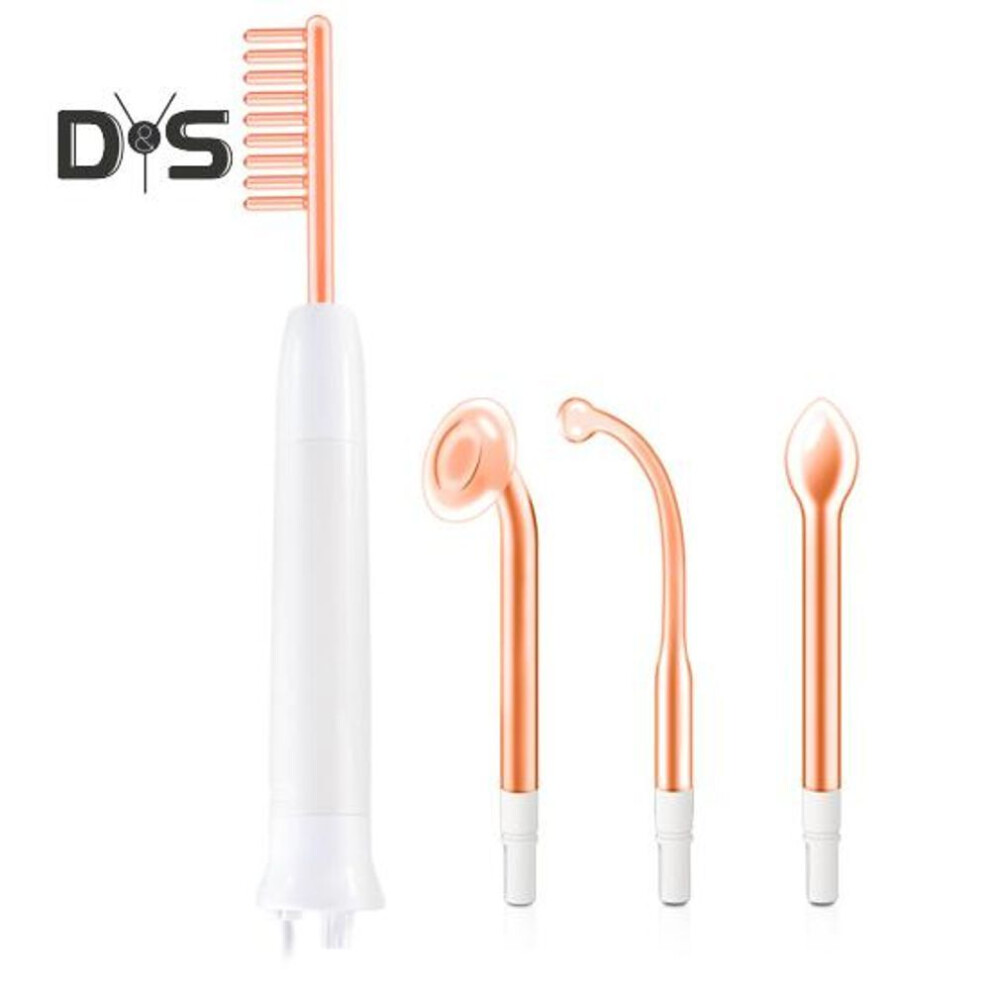 (white, EU) Vortex Hair Growth Wand Electrotherapy Rod Nourish Hair Roots Vortex Comb Bundle Efficient Absorption Vortex Comb Convenient Portable Hair