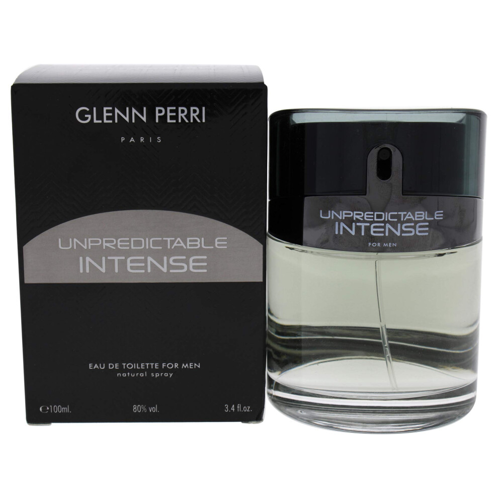 Glenn Perri Unpredic Glenn Perri Unpredictable Intense Eau De Toilette Spray For Men, 3.4 Ounce
