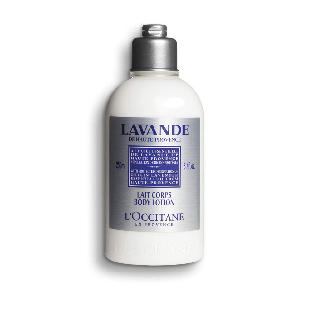 LOccitane Lavender Body Lotion Relaxing Lavender and Shea Butter, 84 Fl Oz