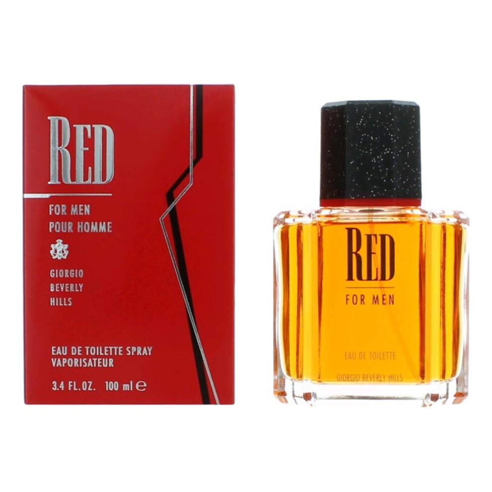 Giorgio Beverly Hills By For Men - 3.4 Oz Edt Spray Red
