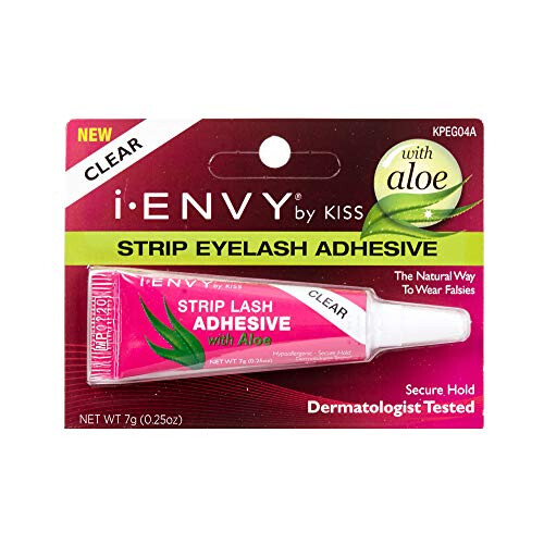 Kiss I Envy Clear 04 Κόλλα Βλεφαρίδων με Αλόη 0.25oz