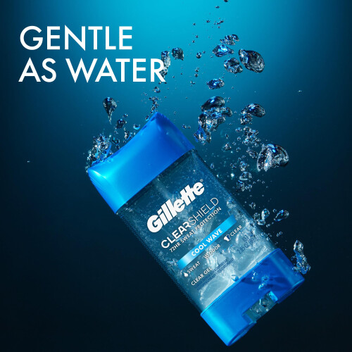 Gillette Gillette Αντιιδρωτικό και Αποσμητικό για Άνδρες Clear Gel Cool Wave Scent Άρωμα 2,85 oz 2
