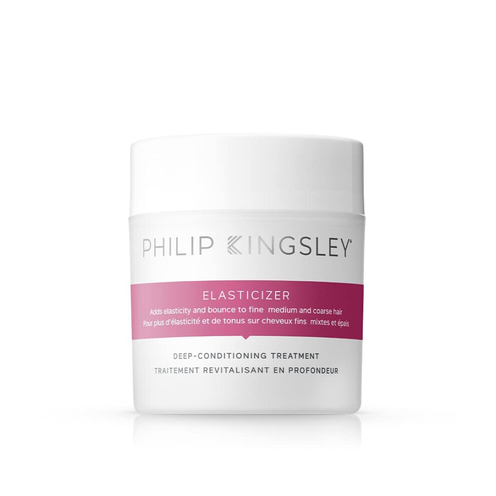 PHILIP KINGSLEY Elasticizer Deep-Conditioning Hair Mask Repair Treatment for Dry Damaged Colored Bleached All Hair Types Deeply Conditions Adds Bounce