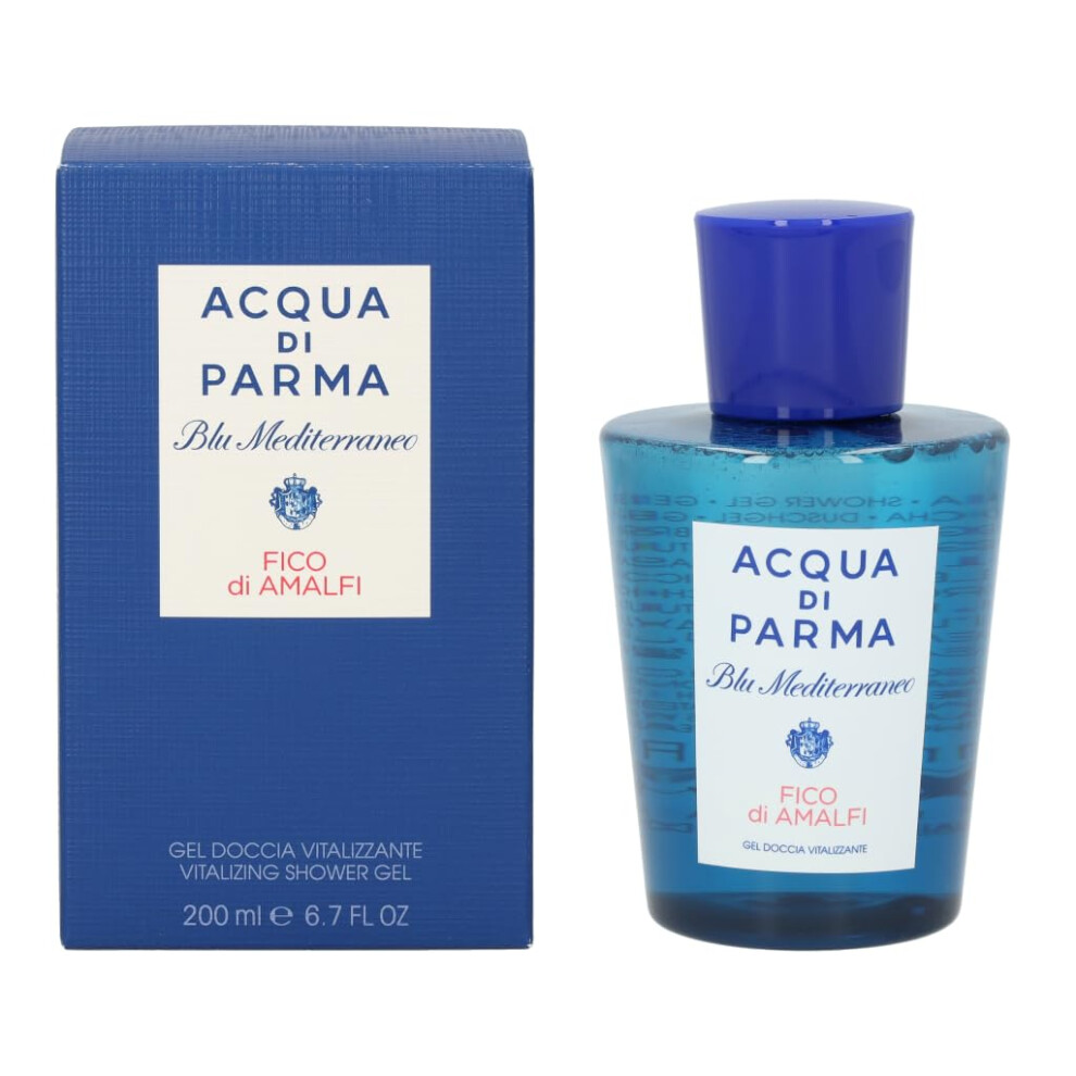 Acqua Di Parma Blu Mediterraneo Fico Di Amalfi Vitalizing Shower Gel For Men 6.7 Ounce  hydrating scented