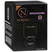 Norvell Premium Professionelle Bräunungsspray-Lösung - Wettkampfbräune, 1 Liter Box