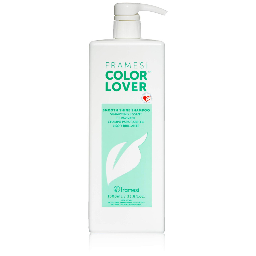 Framesi Color Lover, Smooth Shine Shampoo, 33.8 Fl Oz