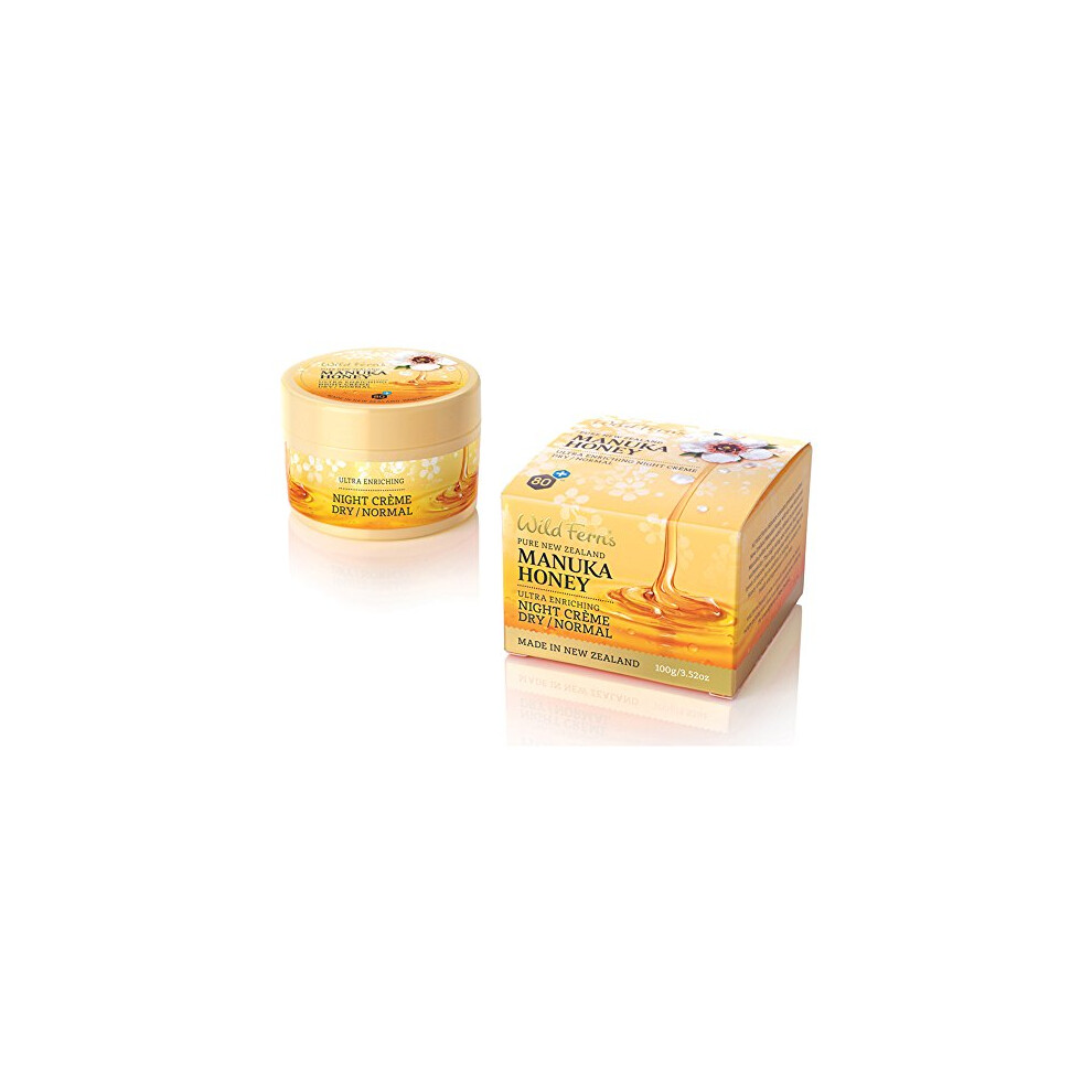 Wild Ferns Premium New Zealand Manuka Honey Night Cream Dry to Normal Skin