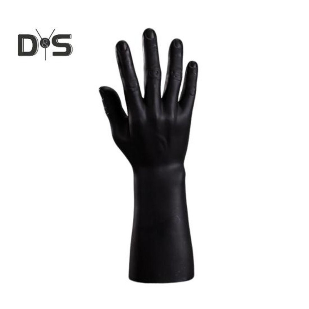 (black, Right Hand) Men Hand Model Watch Bracelet Ring Holder Hand Display Stand Jewelry Organizer Holder For Bedroom Store Counter