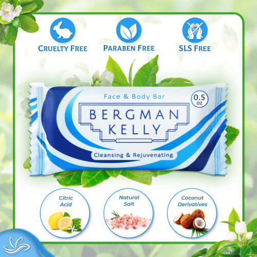 BERGMAN KELLY - Σαπούνια Ξενοδοχείου - Λευκό Τσάι, 0.5 oz, 100 PK - Πολυτελή Σαπούνια Ταξιδιού 1