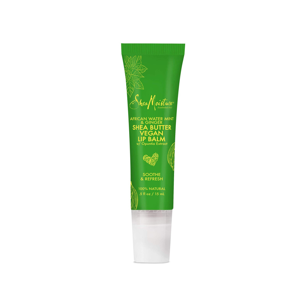 SheaMoisture African Water Mint & ginger  Shea Butter Lip Balm  05 Oz