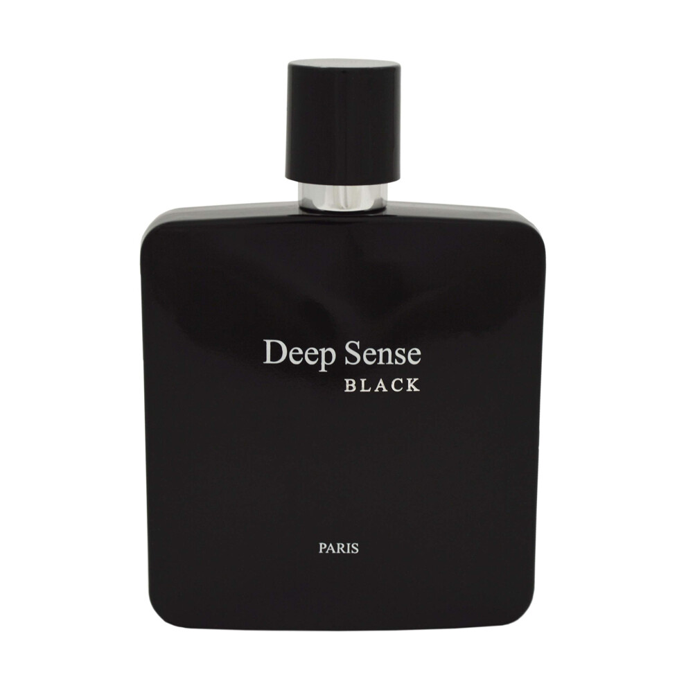 Prime Collection Deep Sense Black Eau de Parfum for men  3.4 Ounce