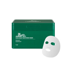 VT COSMETICS Daily Soothing Mask 30ea Facial Sheet Mask for Moist & Hydrating 30 Day Supply Cica Face Mask