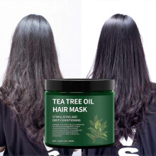 (1Pcs) Tea Tree Oil Hair Mask, Conditioner and Deep Moisturizer Treatment for Dry Damaged Hair, Soothing for Itchy Scalps and Dandruff