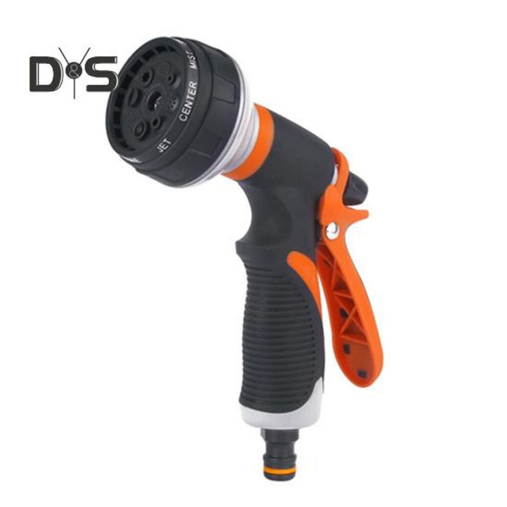 Water Hose Sprayer High Pressure Garden Hose Nozzle 8 Spray Patterns Heavy Duty Hand Sprayer For Watering Plants And Lawn Car Washing