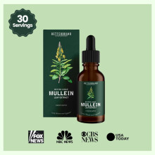 BetterLungs Mullein Leaf & Chlorophyll Extract Drops For Lung Detox Healthcare Supplement