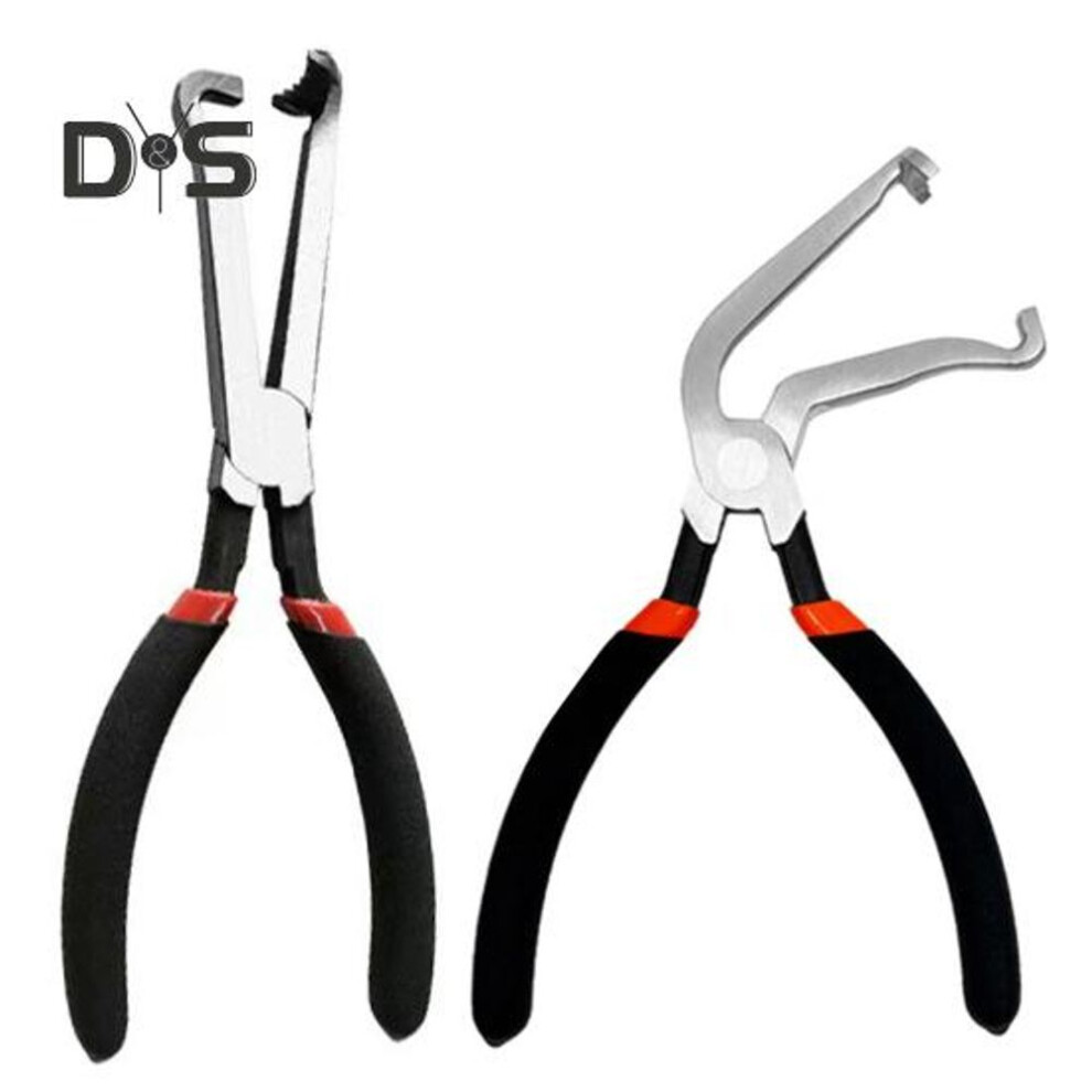 1 Pair Electrical Disconnect Pliers with Ergonomic Non-Slip Handle Fuel Line Petrol Clip Pipe Pliers Electrical Connector Pliers