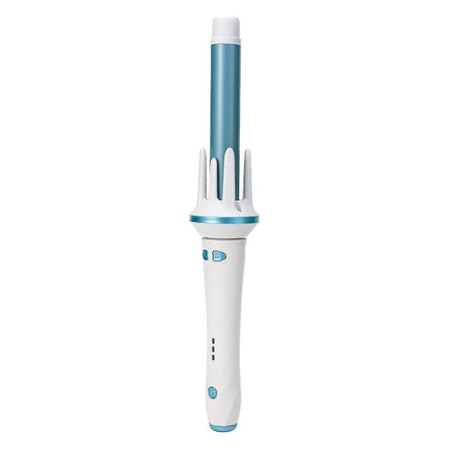 (Blue) Fully Automatic Curling Iron Artifact Electric Rotation Does Not Hurt Hair Perm Automatic Rotating Curling Iron
