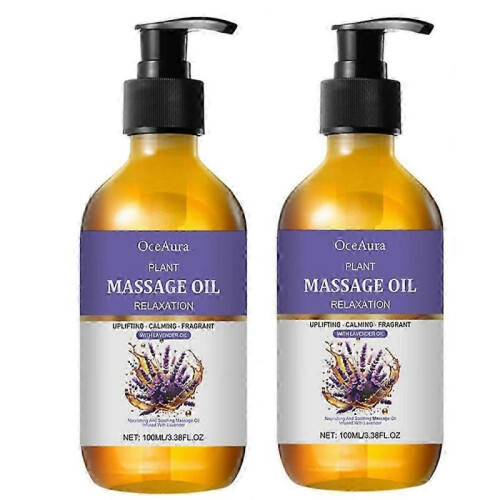 (2 pcs) 100ml Lavender Massage Essential Oil