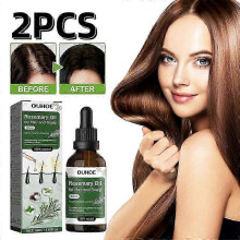 2Pcs Hair Oil for Dry Scalp Stimulates Hair Growth Hair Care Essential Oil Refreshing Firming Skin Rosemary