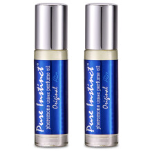 Pure Instinct Roll -on (2 -Pack) - Das ursprngliche Pheromon -infundierte therische l -Parfmkln - Unisex fr Mnner und Frauen - TSA Ready