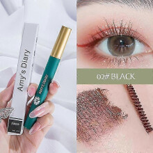 (A-brown1319) Black Mascara Lengthens Eyelashes Extra Volume Long Lasting Waterproof Natural Lashes Female Professional Makeup Korean Cosmetic
