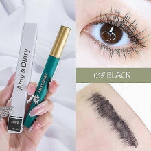 (A-black1318) Black Mascara Lengthens Eyelashes Extra Volume Long Lasting Waterproof Natural Lashes Female Professional Makeup Korean Cosmetic