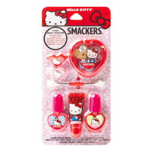 Lip Smacker Sanrio Hello Kitty sminkkszlet Kids Color Collection 3 Hidratl Kisimt Puha Fny Hidratl s Vdo termkek Szrakoztat zek Kegyetl