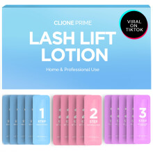 CLIONE PRIME Lash Lift Lotion - 15 pezzi per laminazione sopracciglia, permanente ciglia, uso domestico e professionale, permanente ciglia, prodo