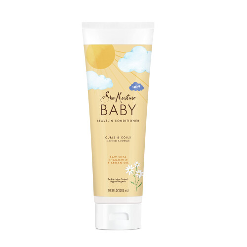 SheaMoisture Baby Conditioner for Curly Hair Raw Shea  Chamomile and Argan Oil Moisturizes and Helps Detangle Delicate Curls and Coils 13 oz