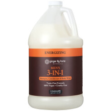 Ginger Lily Farms Botanicals Ανδρικό 3-σε-1 Σαμπουάν, Conditioner & Σαπούνι Σώματος, 100% Vegan, 1 Γαλλόνι
